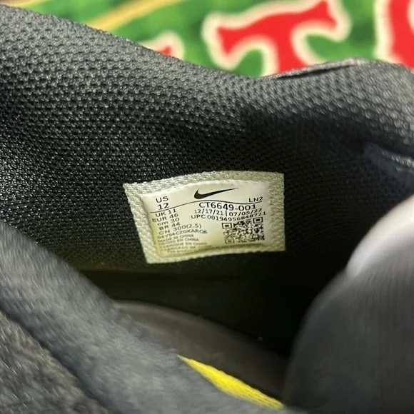 Nike Alpha Menace Pro 3 Mid Football Cleats Black CT6649-001 Size 12 - Picture 5 of 5